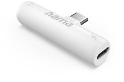 Hama USB Type-C > 3,5mm Klinke Adapter (weiss) Adapter