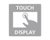 Bedienung durch Touch-Display