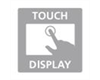 Bedienung durch Touch-Display